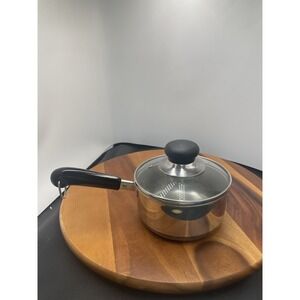 Revere Ware 1 Quart Pan Copper Clad Bottom Clinton IL‎ Vintage 1975-1979